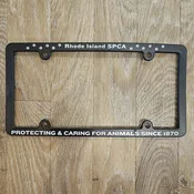 RISPCA License Plate Covers — RISPCA