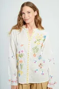 Blouse brodée ELOUANNE