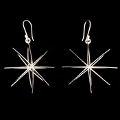 3D Atomic Earrings