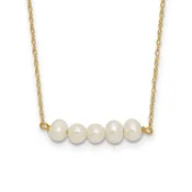14kt Gold Freshwater Cultured Pearl Necklace