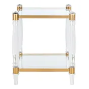 Acrylic Accent Table - 20 W x 20 L x 24 H - 20Wx20Dx24H