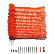 EverGraze Electric Poultry Netting — 48" x 164', Orange