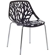 Black Stencil Dining Chair