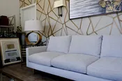 Lilian August 90” Custom Sofa — Tracey Becker Interiors