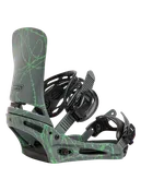 2027 Burton Men's Cartel Snowboard Bindings -Gray/Green Voltage