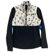 Athletic Fleece By The North Face In Black & White, Size:S