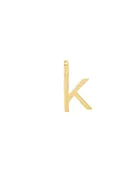 14k initial charm - K