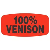 100% Venison Label | Roll of 1,000