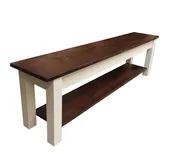 1776 Bench With Shelf