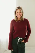 Bateau Neck Sleeve Knit Pullover