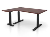 Adjustable Height Left 48"x60" Ergonomic Office Desk - Cider