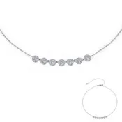 7 Symbols of Joy Halo Necklace