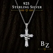 925 Sterling Silver Cross Necklace
