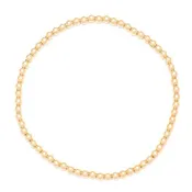 3MM 7" Signature Bead Bracelet 14K Yellow Gold Filled