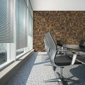 Ashlar2 Buckskin Mosaic Wood Wall Tiles