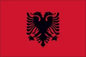 ALBANIA NYLON PRINT FLAG - 3x5