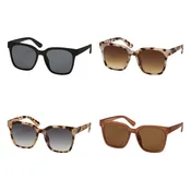 Blue Gem 1277 Perfect Square Sunglasses
