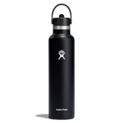 24 oz Standard Straw Cap Black