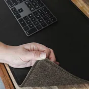 Leather & Felt Desk Pad