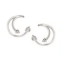 .01 Ctw. Diamond Swirl Earring