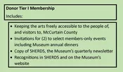 Membership: Donor