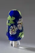 Pink Blossom Flameworked Glass Bead — Expressive Glass