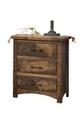 Barn Floor 3-Drawer Nightstand | Countrywood Accents