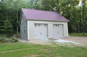 24×26 2-Car Garage with Attic Kit