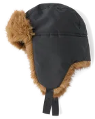 Boys Trapper Hat - Gray