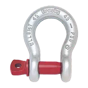 1-1/2″ Crosby® G-209 Screw Pin Anchor Shackle – Galvanized
