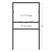 Metal Frame 24x18 w/ Rider