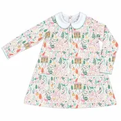 Heyward House Girls Long Sleeves Pocket Twirl Dress -Fall Countryside