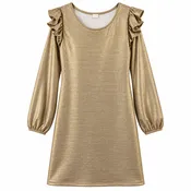 Area Code 407 Cheryl Aline Ruffle Dress