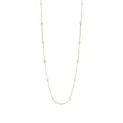 14k Fashionable Rose Gold 36'' Diamonds By The Yard Chain - 1.08ct V0195