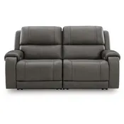 5Z-Pittson 2-Piece Power Reclining Loveseat — Modular Anchor Leather