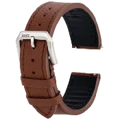 HMS Epsom Fine Grain Leather Watch Strap