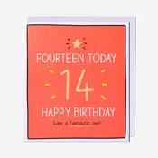 14 Have A Fantastic One! 14th Birthday Card