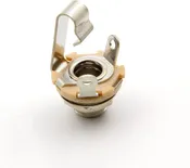 1/4" Mono Electric Guitar Output Jack Switchcraft #11 - Nickel Plate