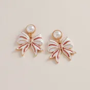 Baseball/Softball Bow Earrings