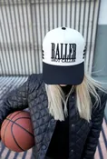 Baller - Black Vintage Trucker Hat