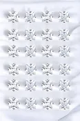 3/8 SQUARE FRAMED CZ STONE POST EARRING