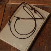 Leather Eyeglass Lanyard Braided | Style + Security | Col Littleton