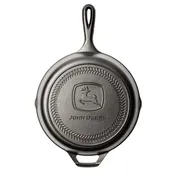 10.25 Inch Seasoned Cast Iron Skillet, John Deere Logo