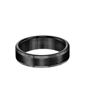 6MM Tungsten Carbide Ring – Satin Finish and Round Edge -11-2117-6