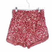 ATHLETA Rust White Animal Print Women Size X-SMALL Shorts