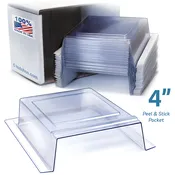 Peel and Stick-On Literature Pocket – 4 inch