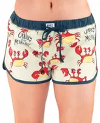 Crabby In The Morning Seafoam Green Women's Shorts