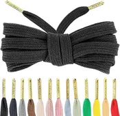 CLASSIC BLACK FLAT LACES (2 PACK)
