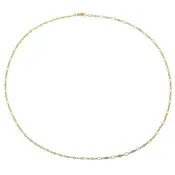 0.80cttw 26" Handmade Oval Diamond Necklace