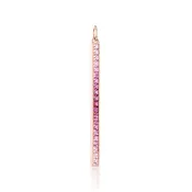 14K rose gold Matchstick Charm with Ombré Pink Tourmalines - One of a Kind by Jane Taylor — jane taylor jewelry